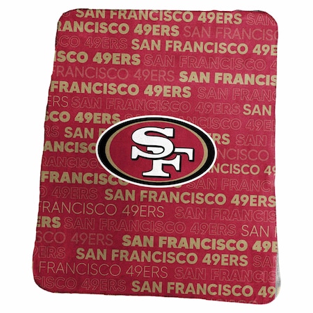 Logo Brands San Francisco 49ers Classic Throw 627-23C